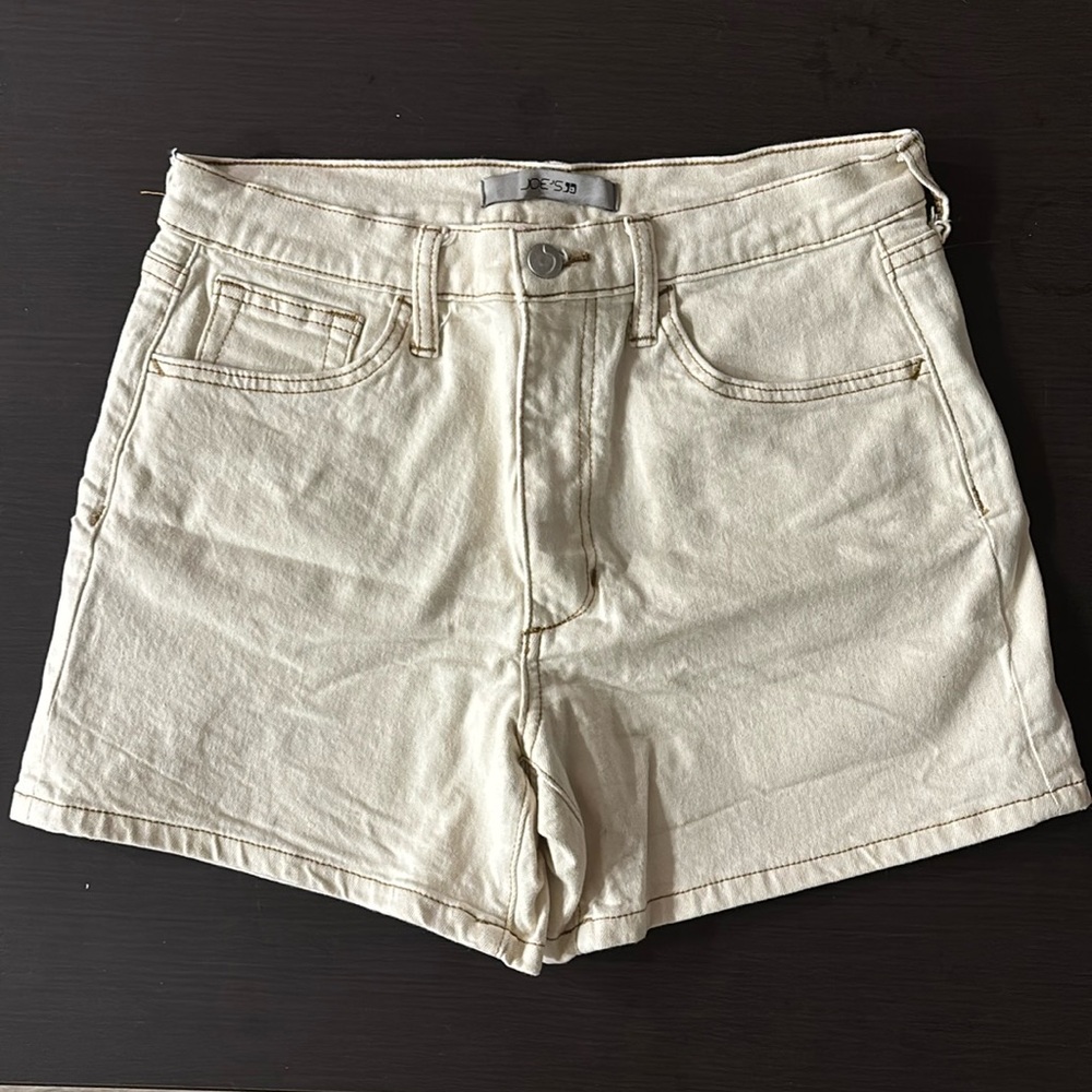 Mid-Rise Cream shorts - JOE’s